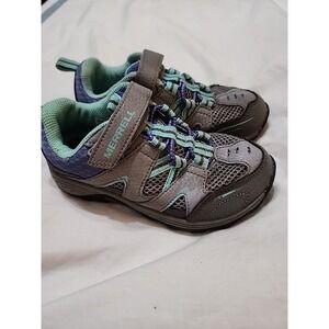 Merrell Girls ML G Trail Chaser Gray Hiking Shoes Sneakers‎ Size 10.5M